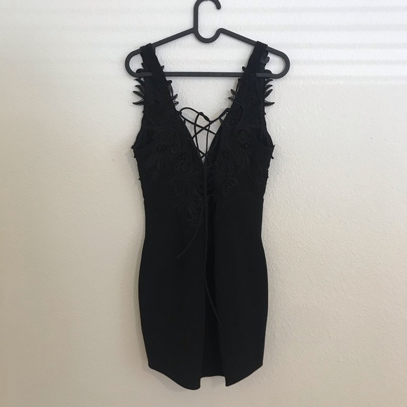 Black Mini New Years Dress - Picture 2 of 7